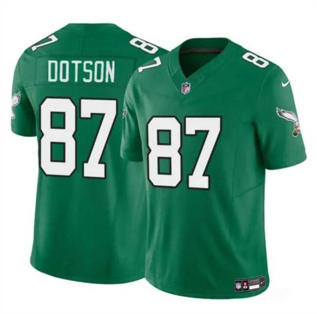 Men & Women & Youth Philadelphia Eagles #87 Jahan Dotson Kelly Green F.U.S.E Throwback Vapor Untouchable Limited Stitched Jersey,We sell and wholesale Men & Women & Youth Philadelphia Eagles #87 Jahan Dotson Kelly Green F.U.S.E Throwback Vapor Untouchable Limited Stitched Jersey on line form chian!